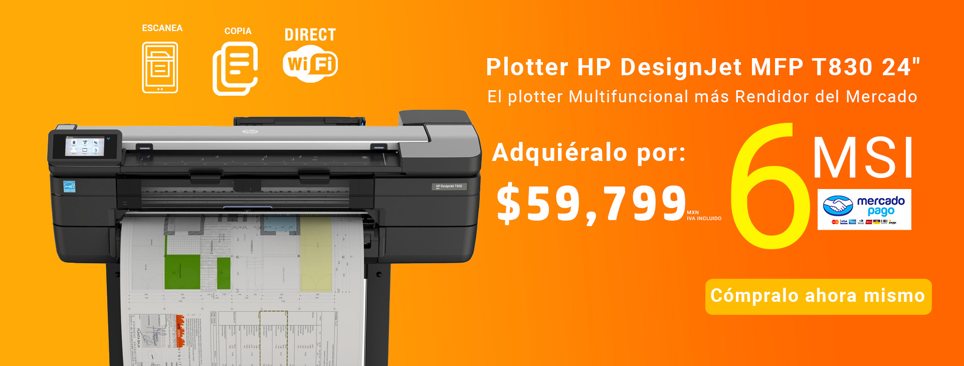 Promocion HP T830 MFP