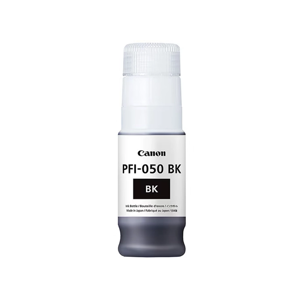 BOTELLA DE TINTA COLOR NEGRO DE 70ML PFI-050 P/TC-21/ TC-21M y TC-20M