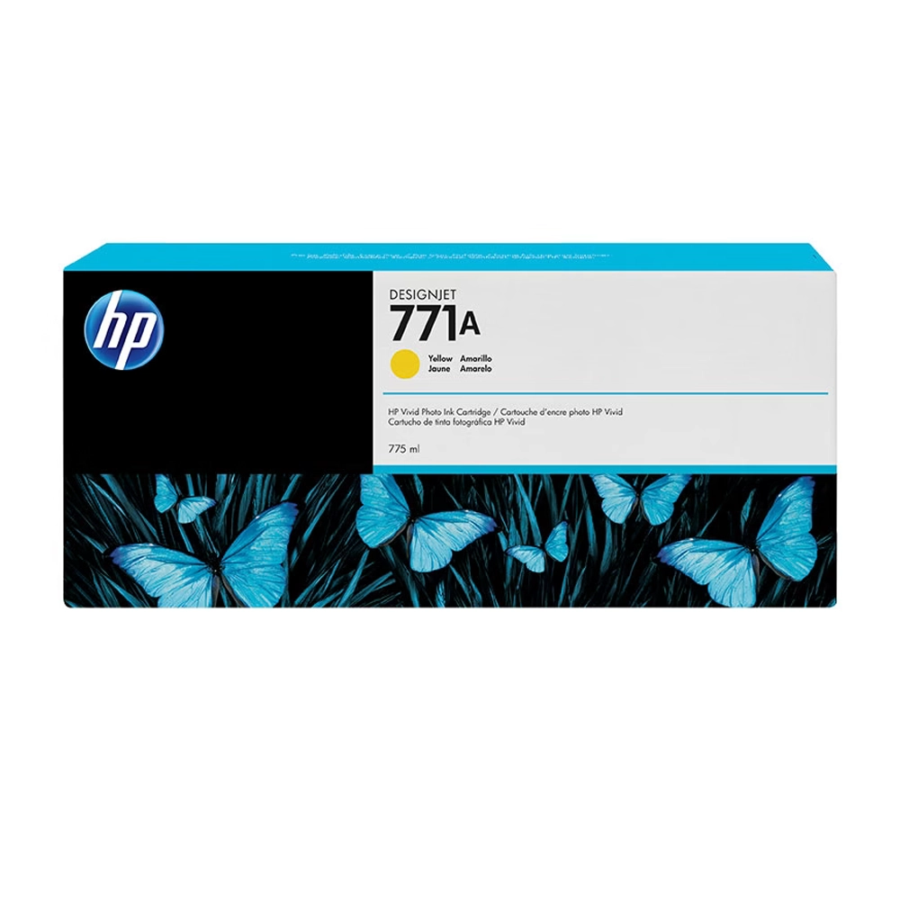 Cartucho de tinta amarilla DesignJet HP 771A de 775 ml